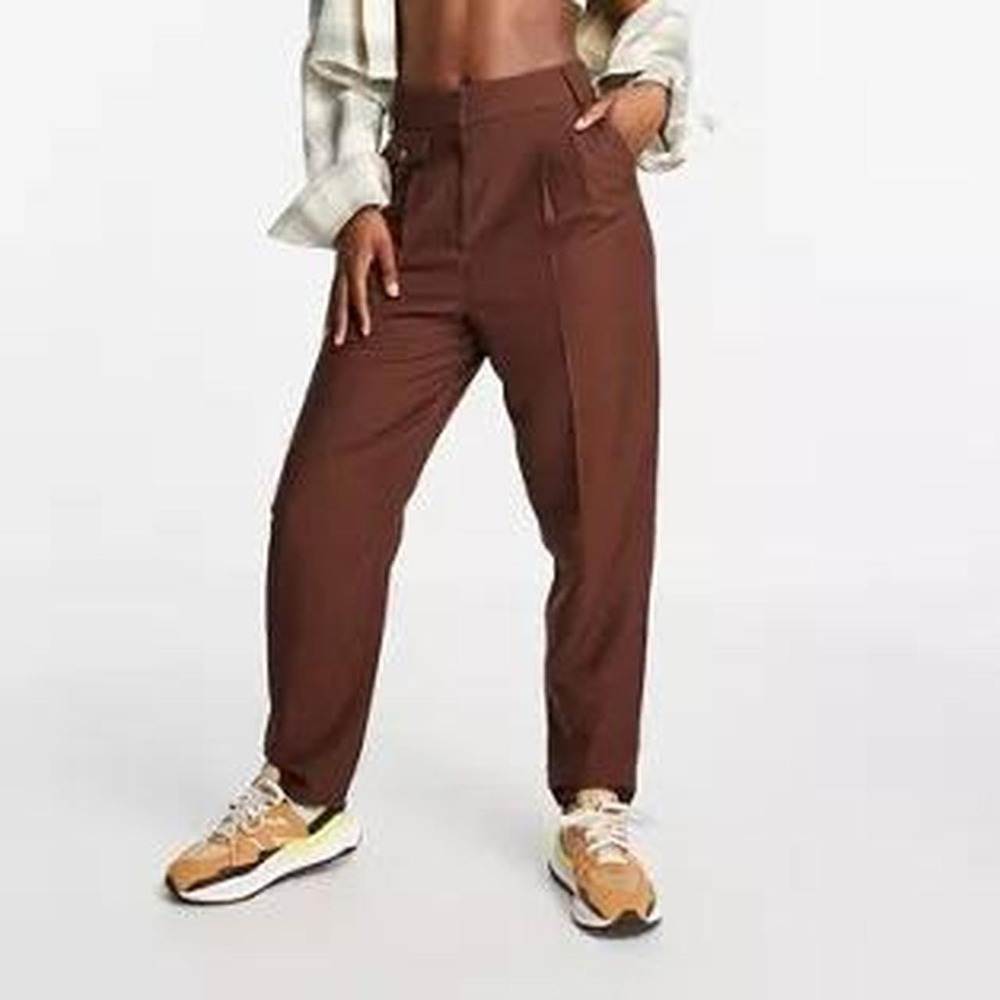 Chocolate brown trousers